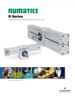 NUMATICS R CATALOG R SERIES: RACK AND PINION STYLE ROTARY ACTUATOR LINE